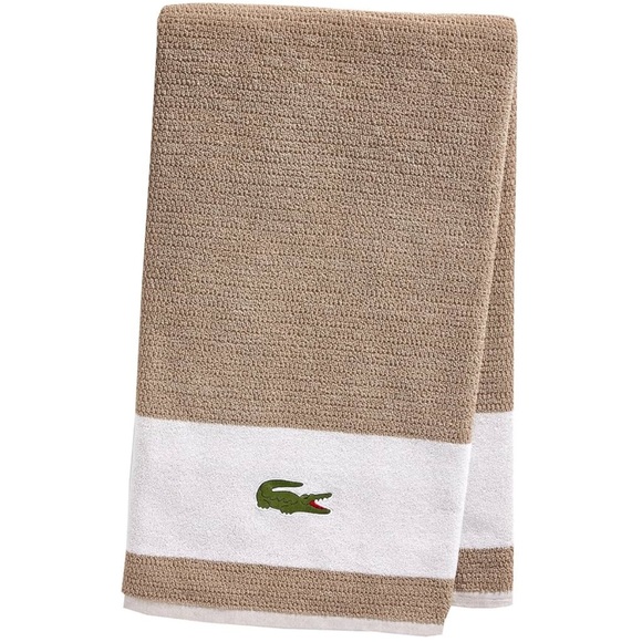 NWT Lacoste Bath Sheet Towels (sold separately or with bundle discounts) - Picture 4 of 16